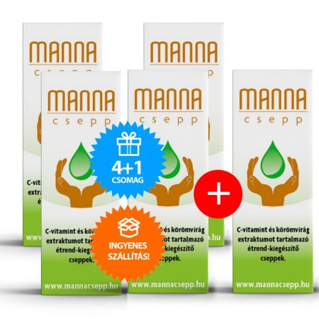 Manna Csepp 4+1 db ajándékba ingyenes szállítással