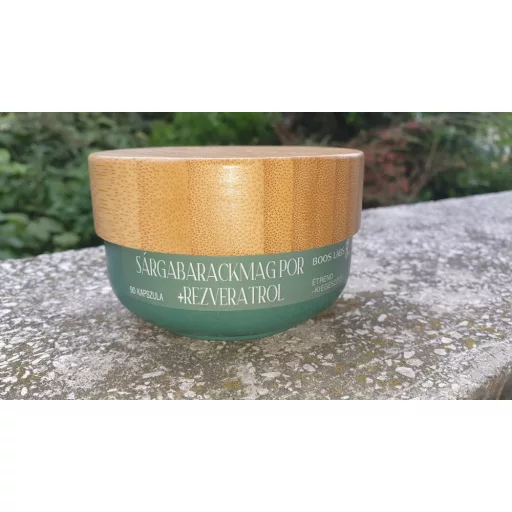 Sárgabarackmag por / B17 vitamin - rezveratrol étrend-kiegészítő kapszula/90db