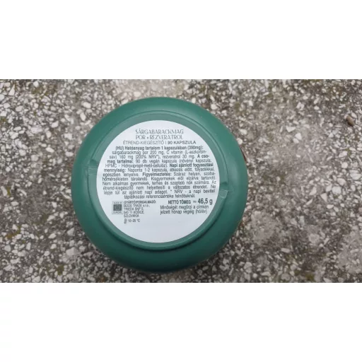 Sárgabarackmag por / B17 vitamin - rezveratrol étrend-kiegészítő kapszula/90db