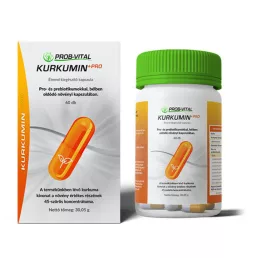 Kurkumin+Pro a Prob-Vitaltól 60 kapszula 2 havi adag